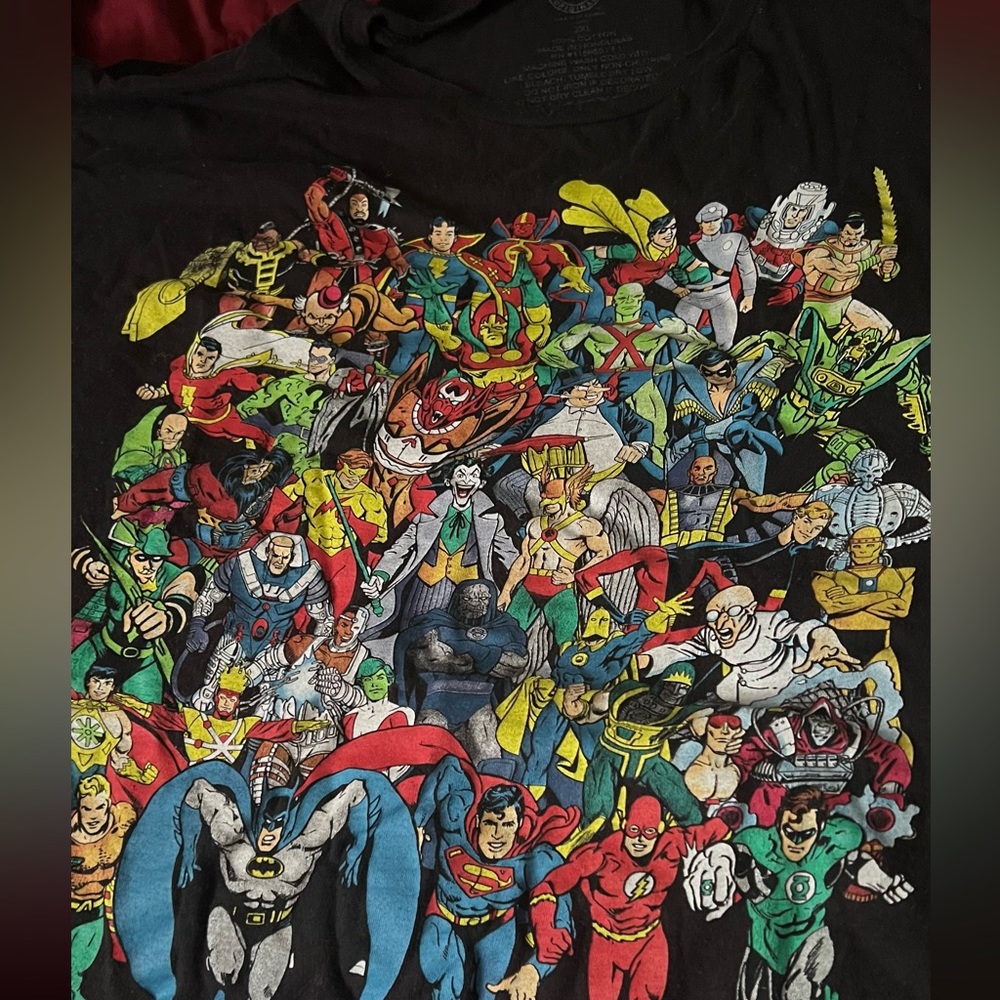 Dc character shirt